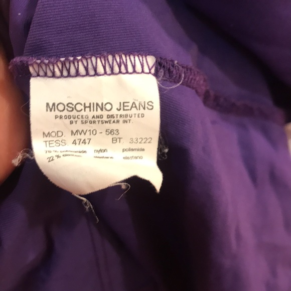 ⚡️FINAL PRICE⚡️ Vintage Moschino Jeans Purple Top - Picture 6 of 12